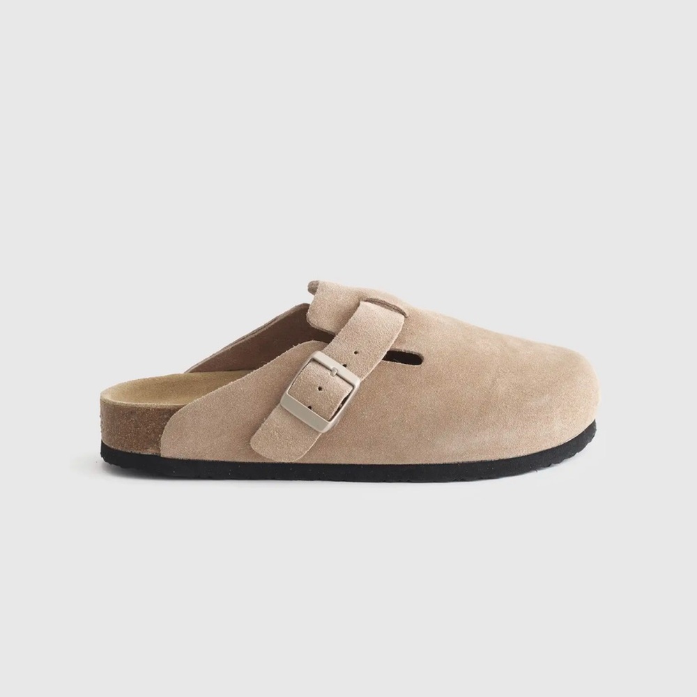 Quince Suede Clog Mules